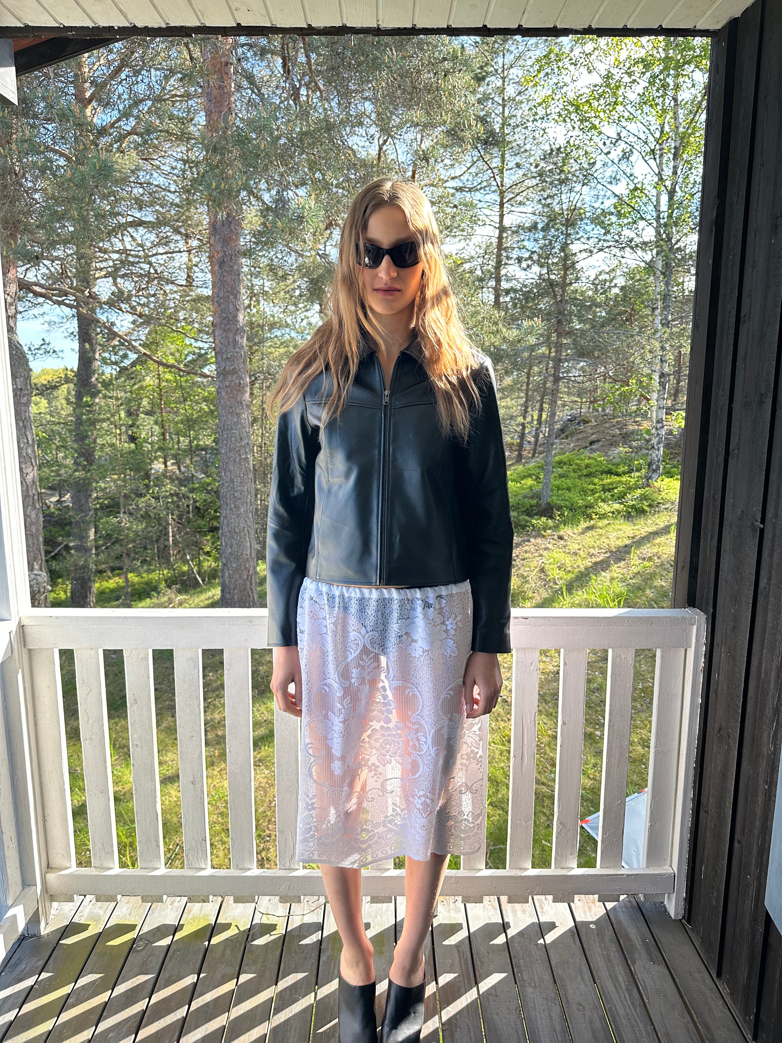 Piece 14 — Lace Midi Skirt