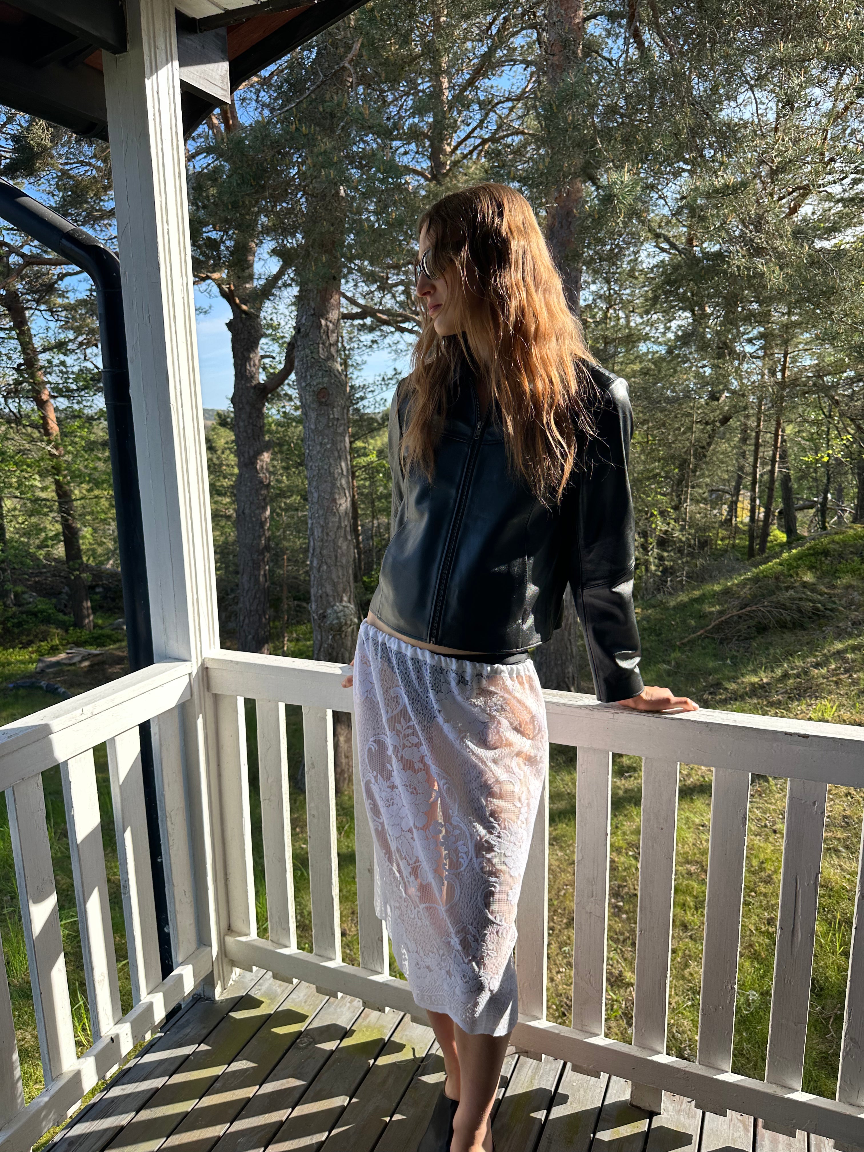 Piece 14 — Lace Midi Skirt