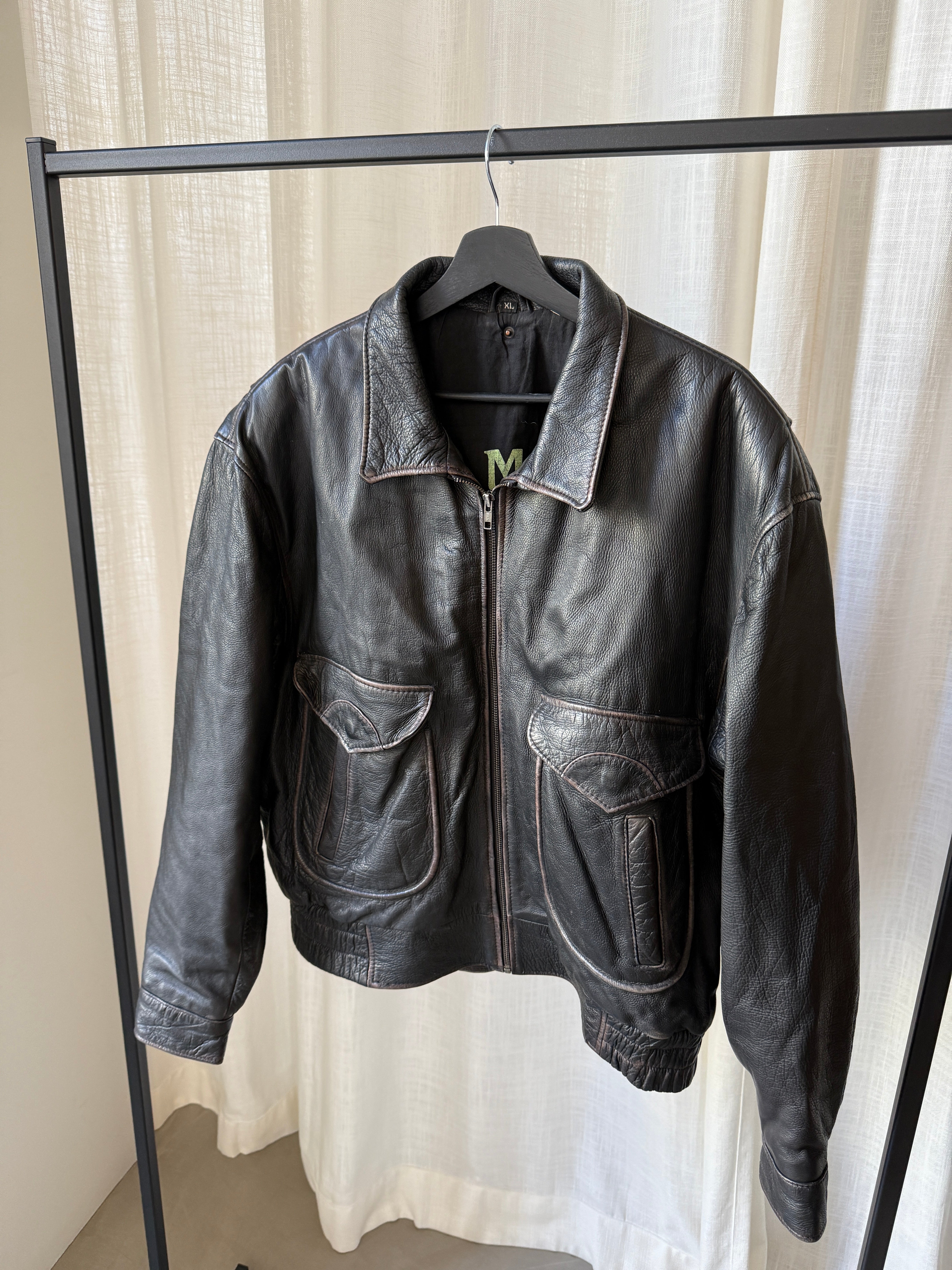 Euro vintage leather coat 【最終値下げ】 Vintage leather jacket euro - Gem