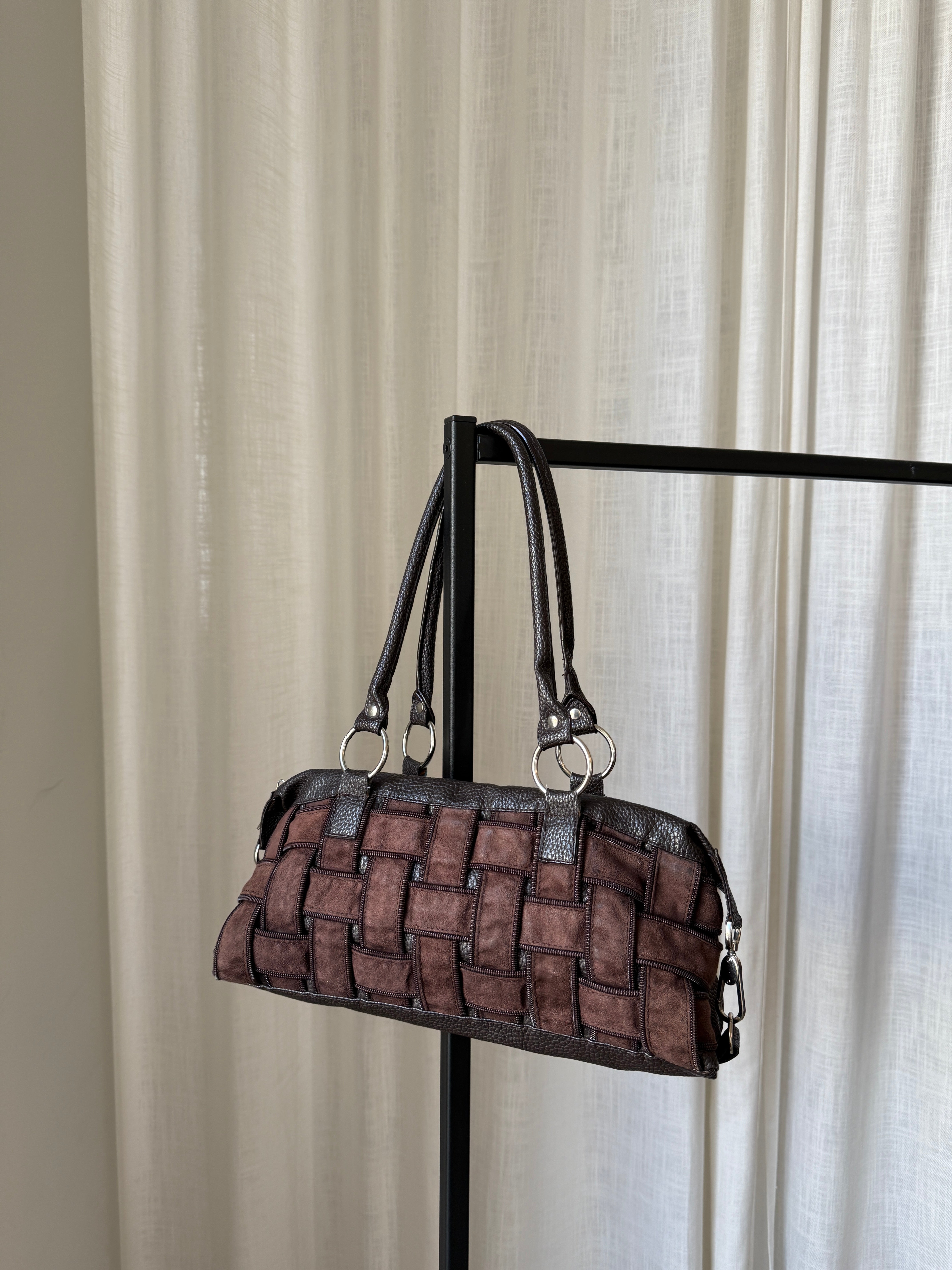 Woven Brown Bag