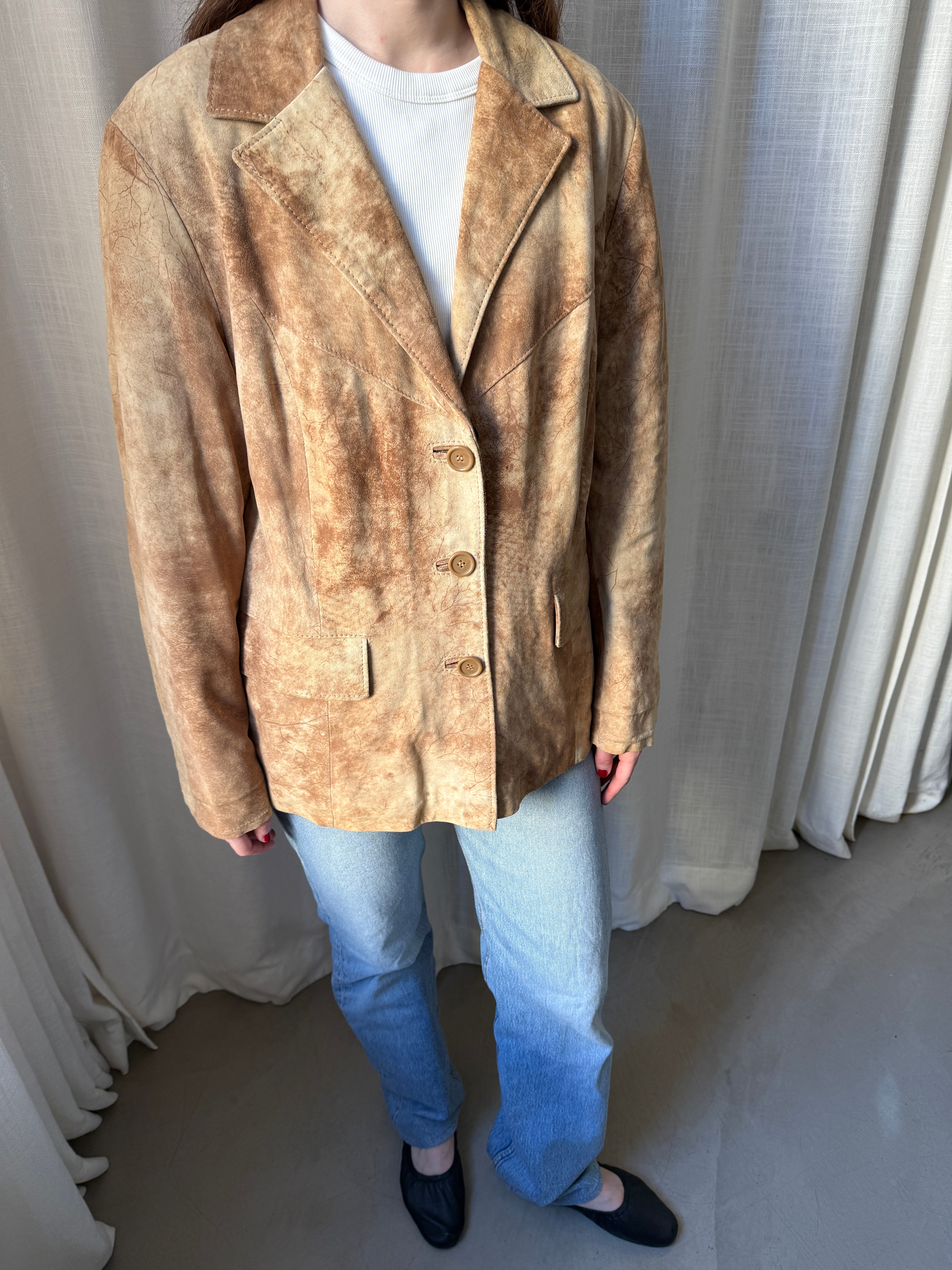 Neva Leather Blazer