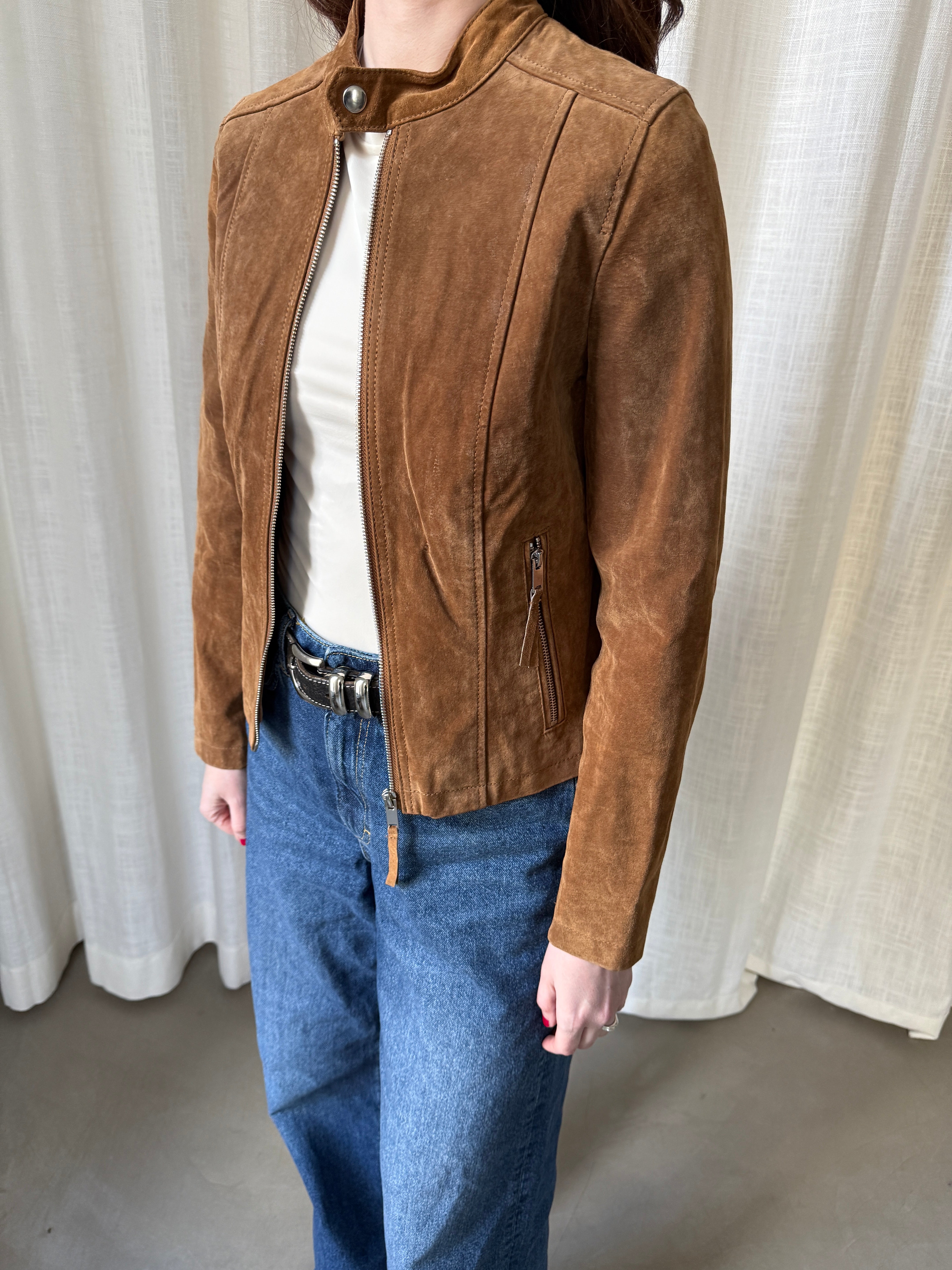 Short Suede Jacket