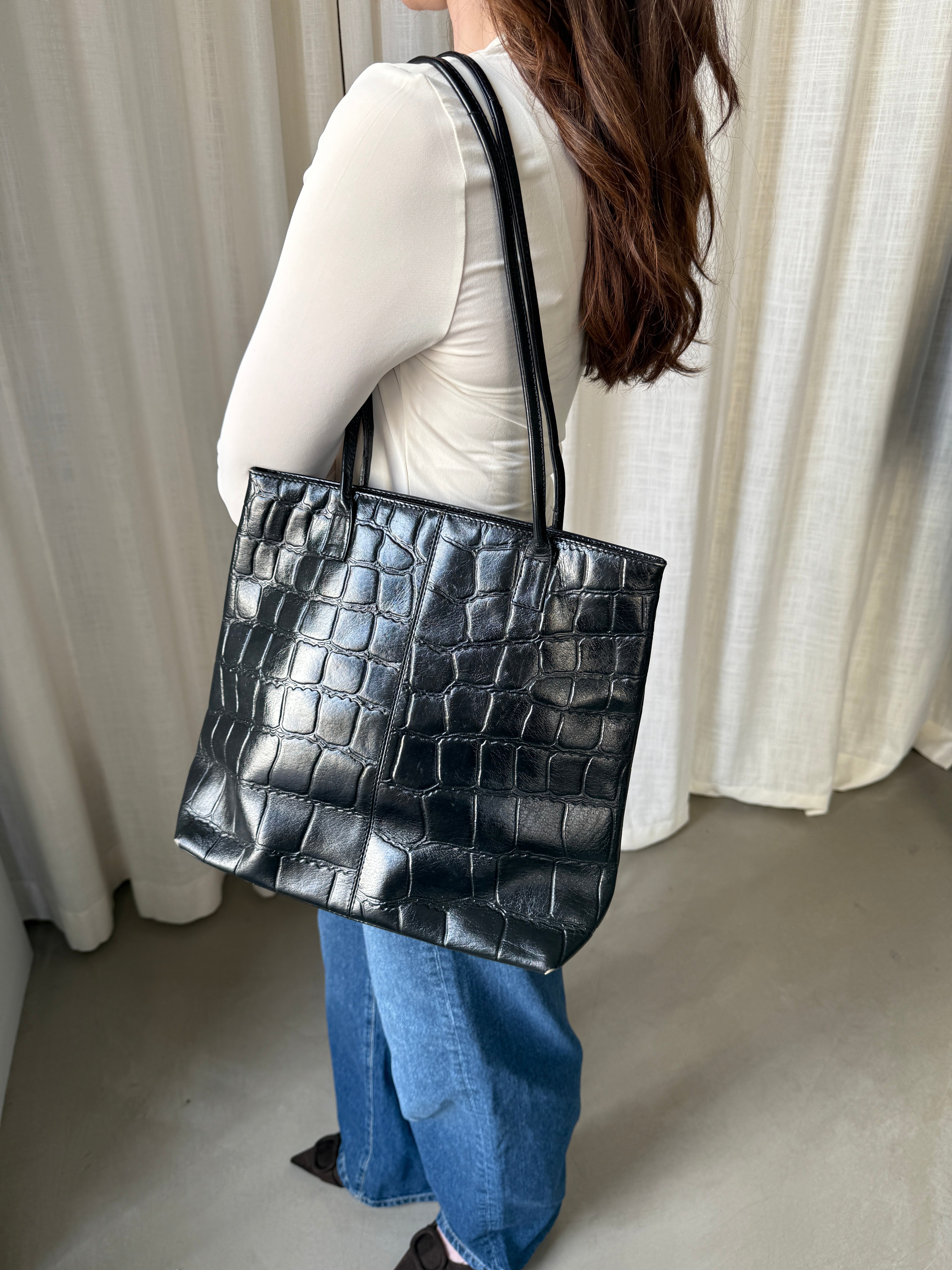 Croc Embossed Bag