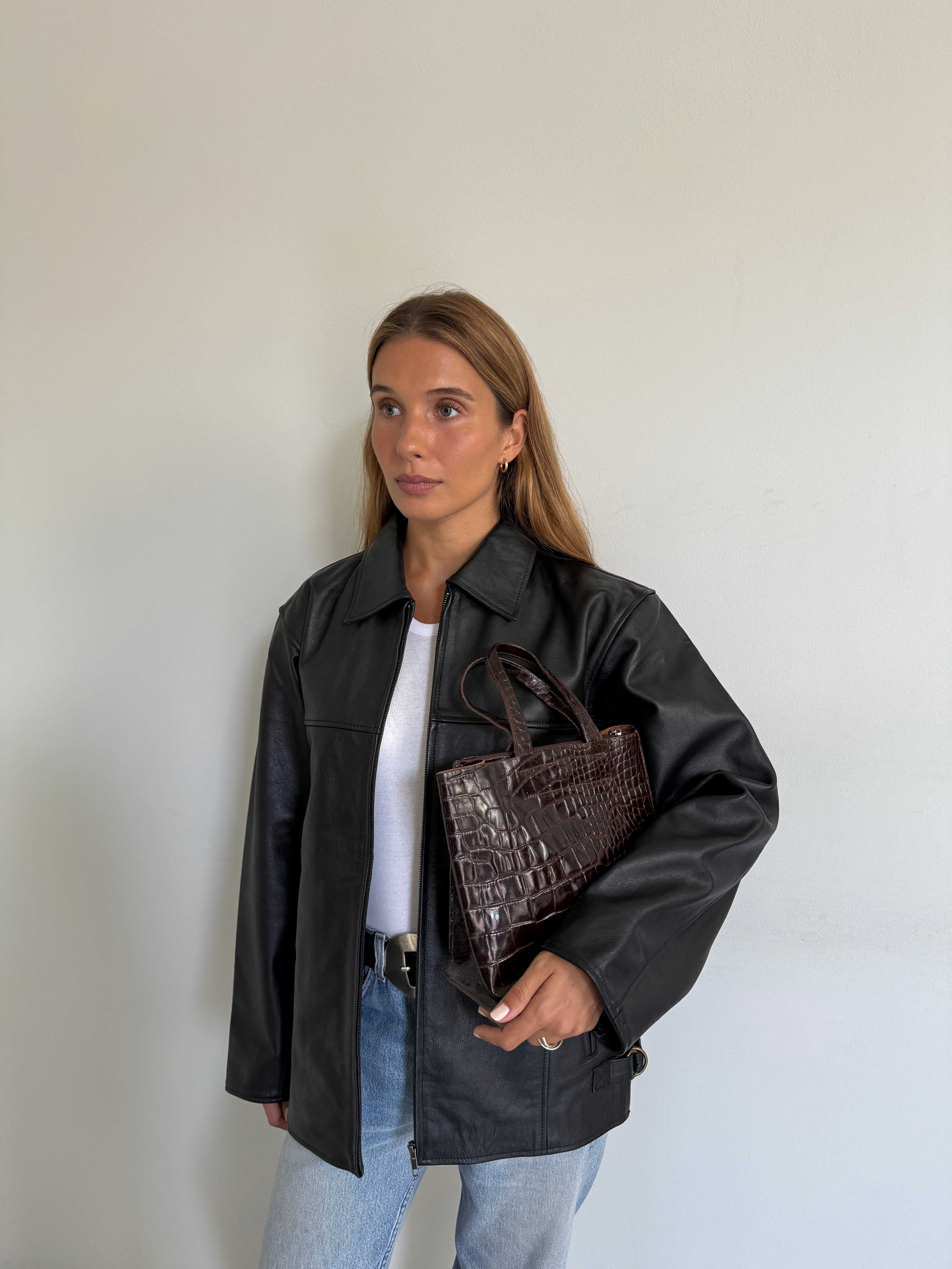 Croc Brown Bag