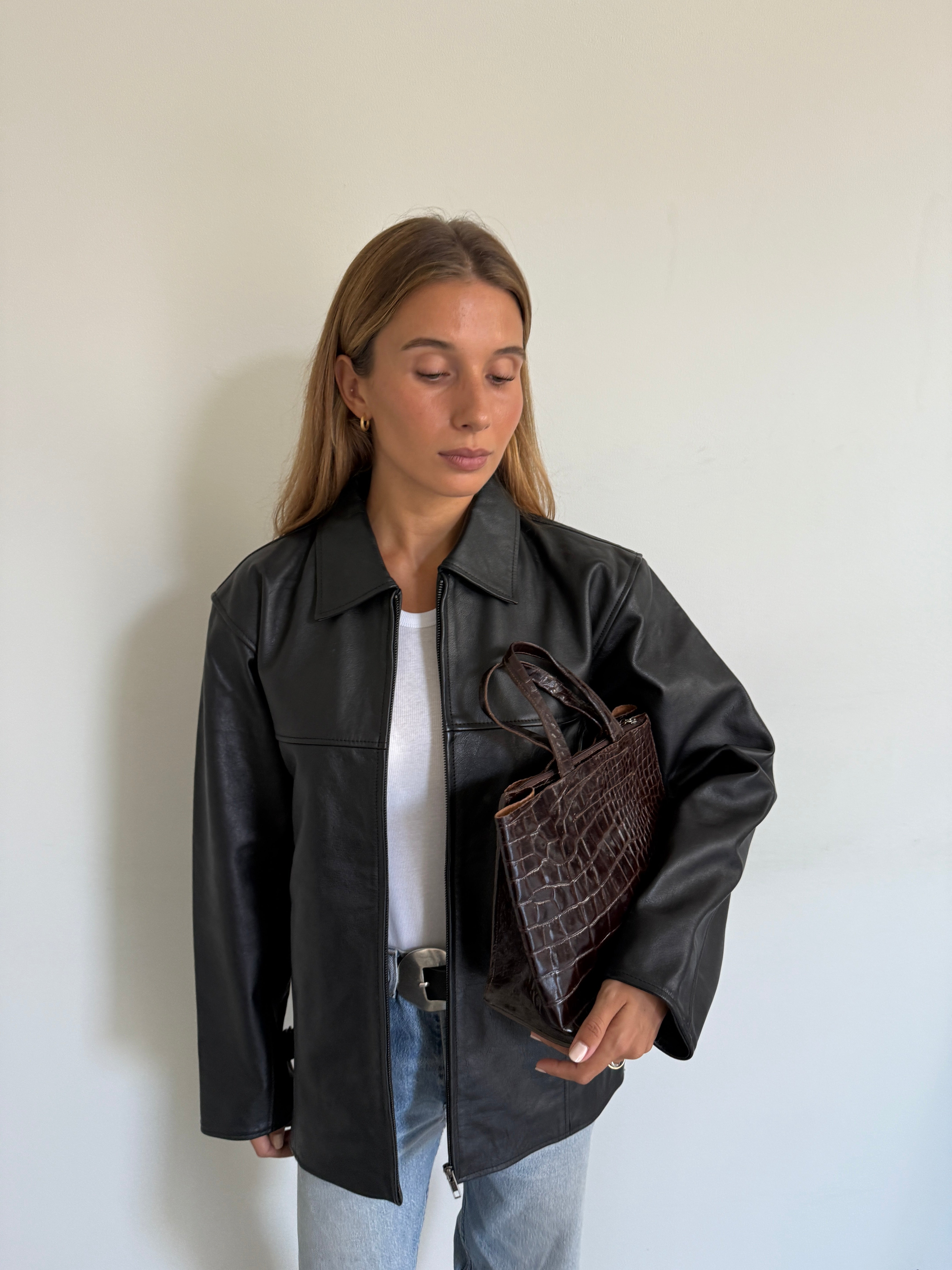 Croc Brown Bag