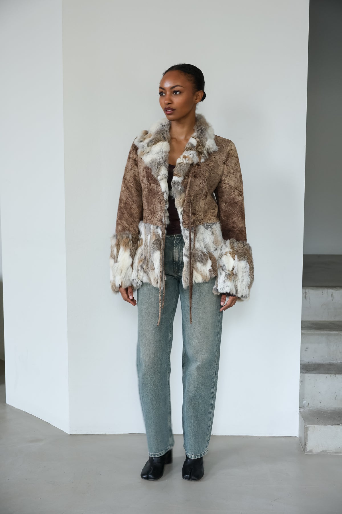 Line Fur Jacket