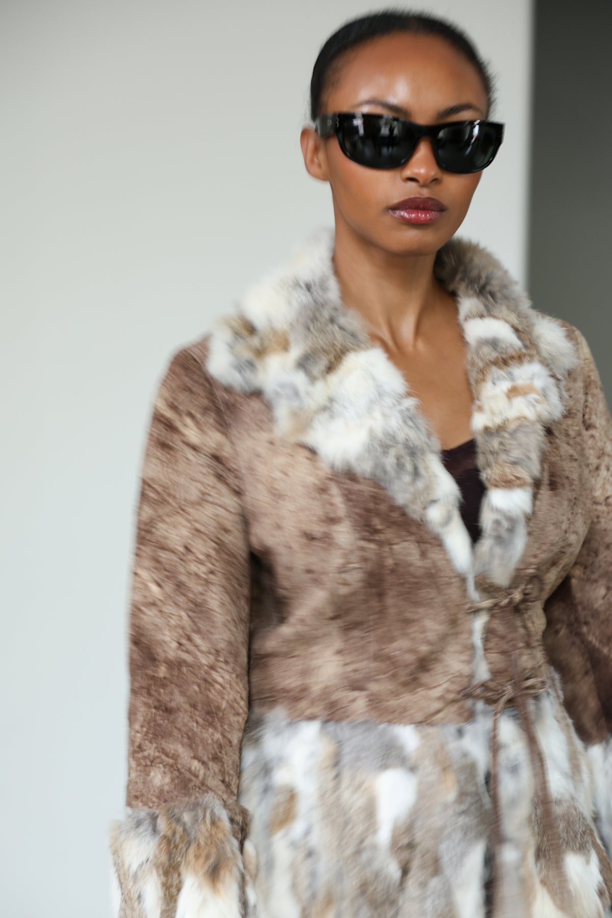 Line Fur Jacket