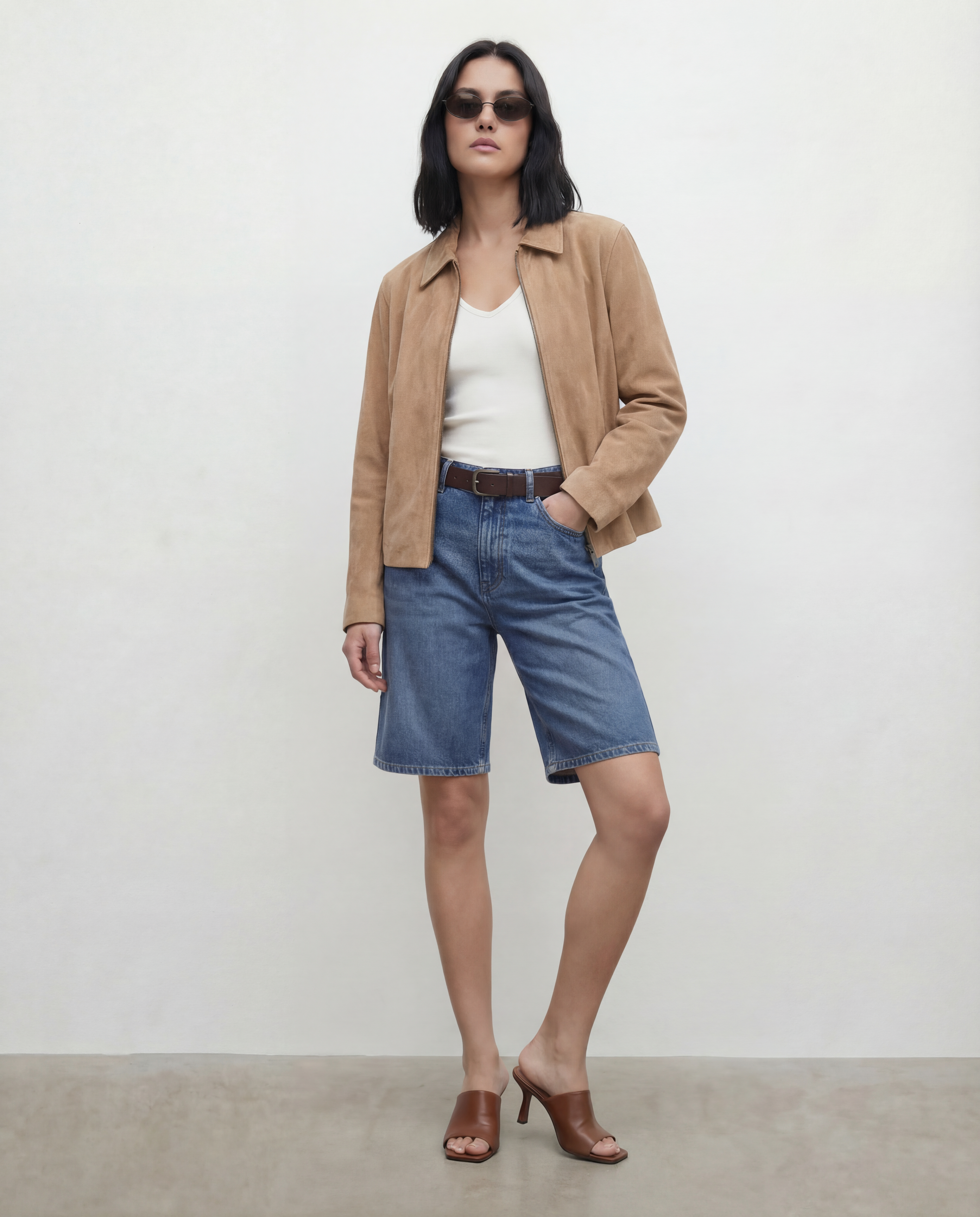 Gaia Beige Suede