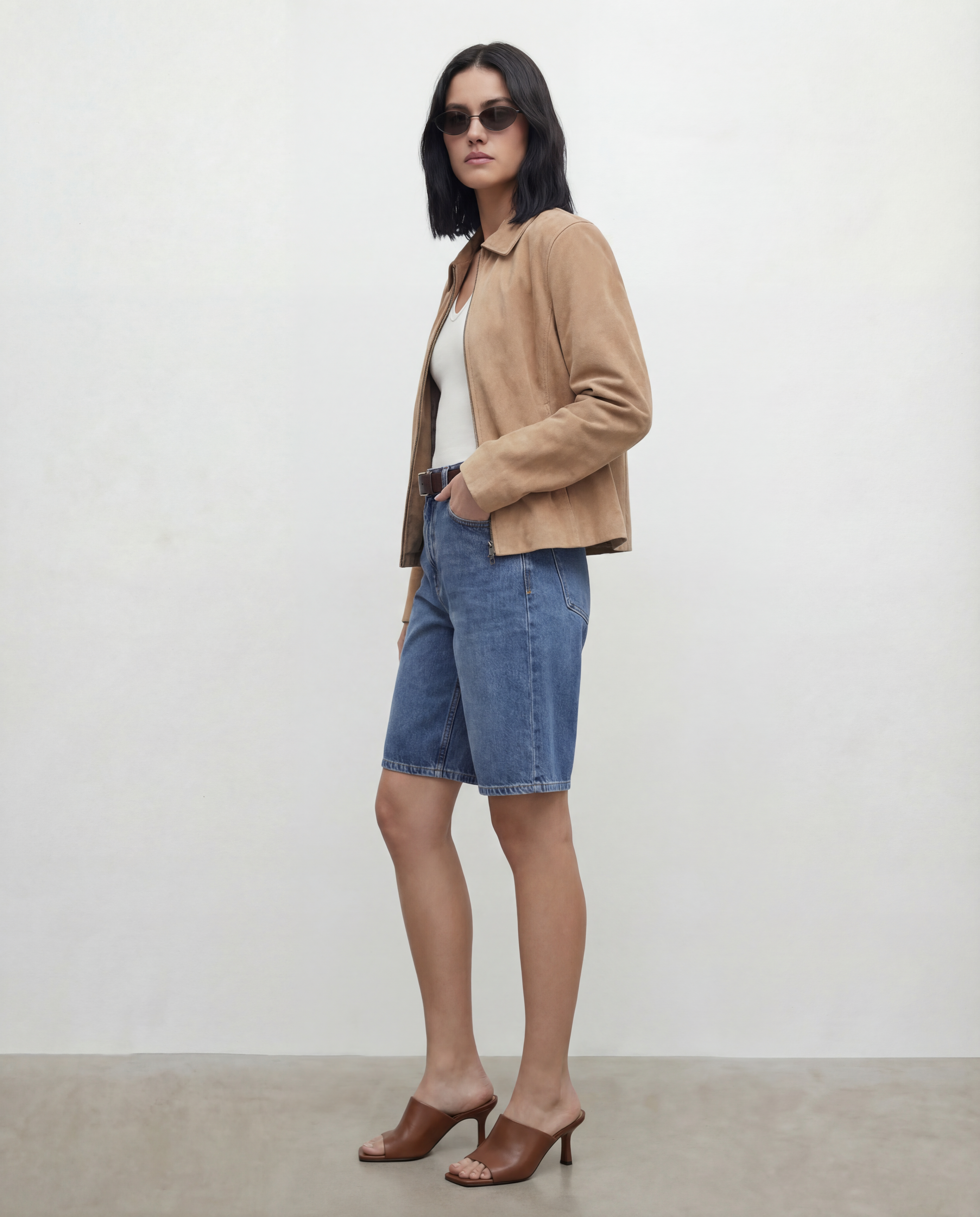 Gaia Beige Suede