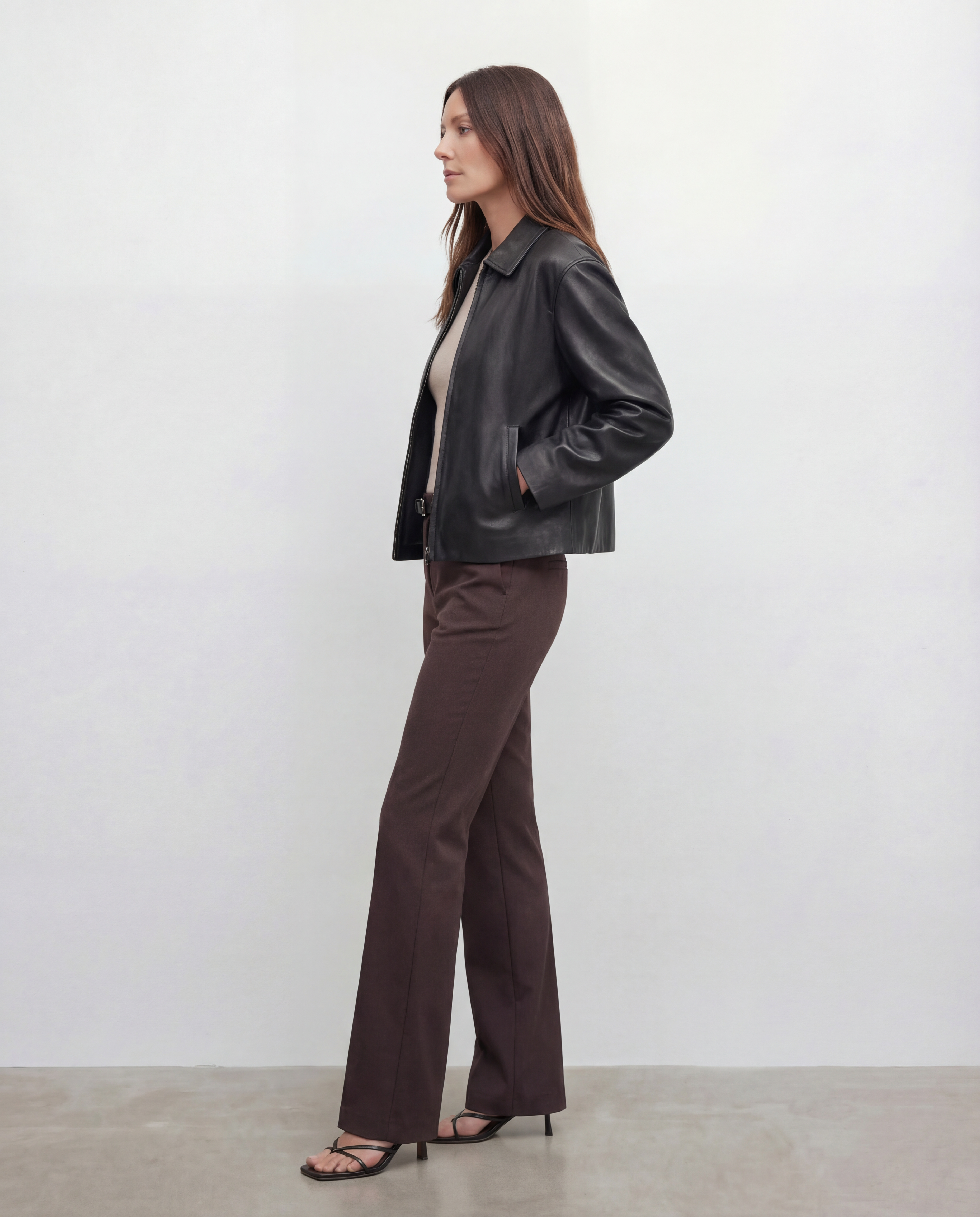 Gaia Black Leather