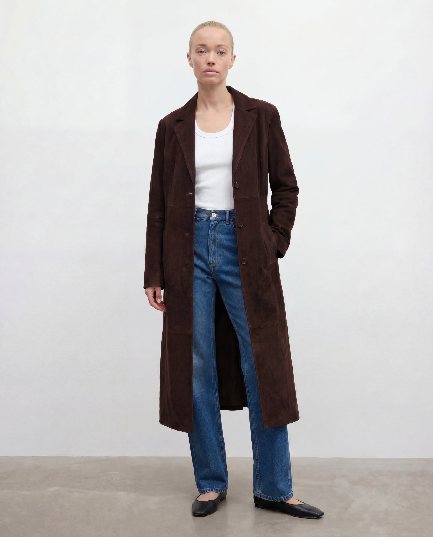 Luna Brown Suede