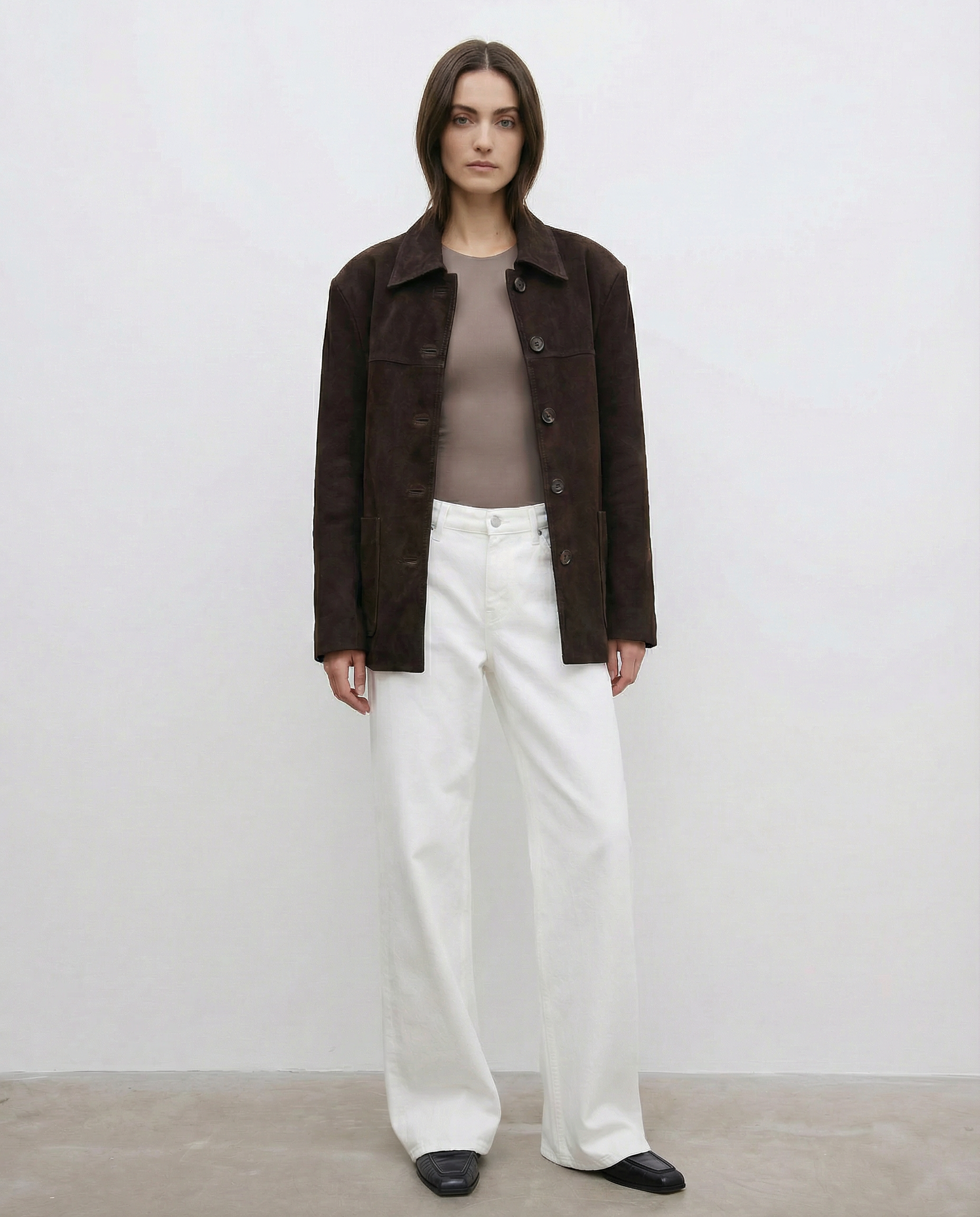 River Brown Suede